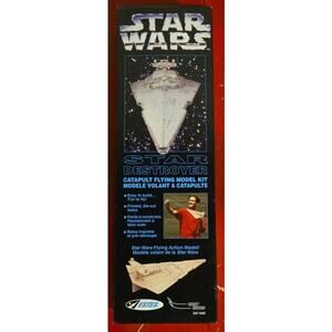 Star Wars Star Destroyer Catapult Flying Model Kit Estes EST 5062 Balsa Wood